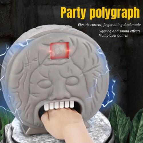 The new lie detector fourth generation party, electric shock, finger bite, light music, ancient Roman polygraph