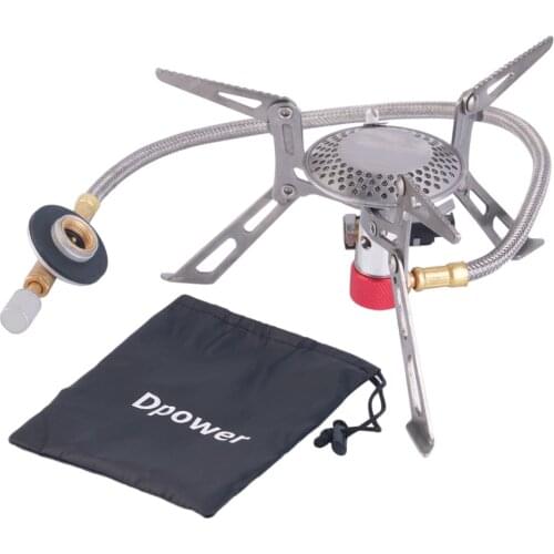Dpower Mini Portable Folding Camping Gas-powered Stove with Piezo Ignition new