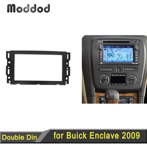Double Din Fascia for BUICK Enclave Lucerne GMC Acadia Radio GPS Stereo Panel Dash Mount Trim Kit Surrounded Frame Bezel Cover