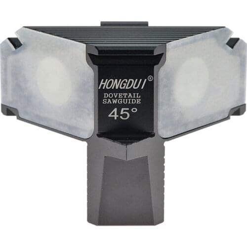 Bilateral 45 Degree Angle Saw Gauge Aluminum Alloy Manual Sawing Dovetail Tenon Auxiliary Joinery Woodworking DIY Auxiliary Tool