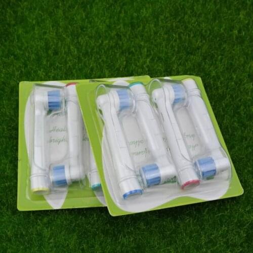 EBS-17A electric toothbrush heads with caps for Oral b pro6500, pro7000, pro8000, pro9000, pro9000plus(4pcs/pack-1021)