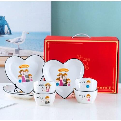 Porcelain Dinner Plate Sets Food Minimalist Serving Ceramic Plates Dinner Set Breakfast Dessert Platos De Cena Dinnerware DL60PZ