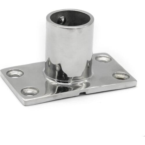Marine Boat Hand Rail Fitting 90 Degree Tee 7/8'' 22mm or 1'' 25mm Tube Stainless Steel