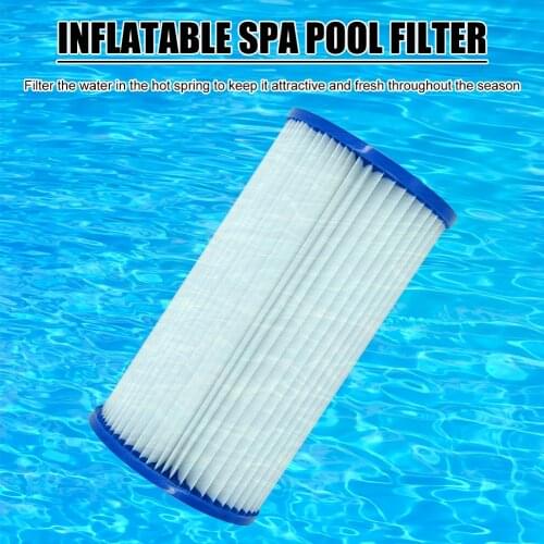 Outdoor Hot Tub Replacement Filter Inflatable Swimming Pool Filter Element Easy Install Round Spa Swimming Pool Filter