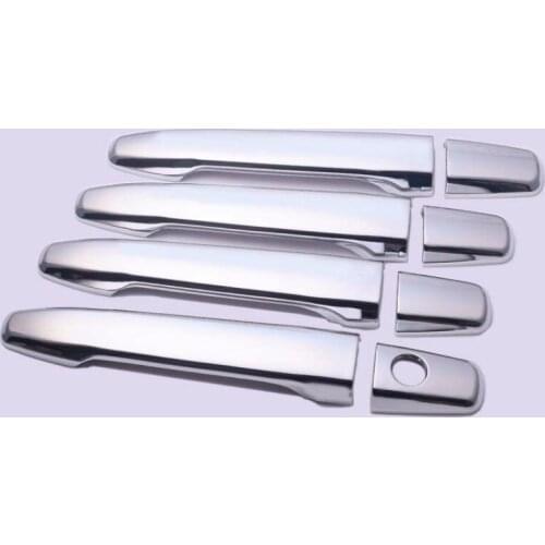 CHROME SIDE EXTERIOR DOOR HANDLE COVERS TRIM FOR CITROEN C-CROSSER 2009-2016 C CROSSER SET HDI 4WD 2WD Enterprise