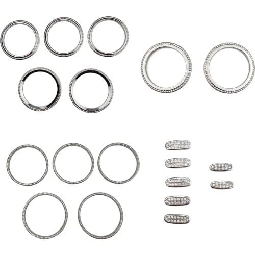 For Mercedes Benz CLA Class CLA180 CLA200 CLA220 2020 2021 Air Conditioner Outlet AC Vent Crystal Trim Ring Diamond Sticker