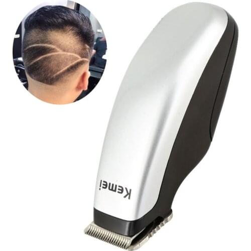 Kemei hair clipper hair trimmer cutter electric hair cutting machine haircut battery beard trimmer for men and children