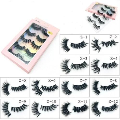Leisurely Beauty 10 Pairs Cruelty Free Eyelashes Faux Mink Paper Eyelash Packaging Lasheswholesale Vendor