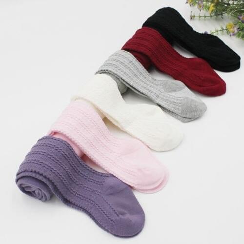New Kid Baby Girls Knee High Cotton Long Warm Stocking Toddlers Tights Leg Warmer Stockings 0-3Y