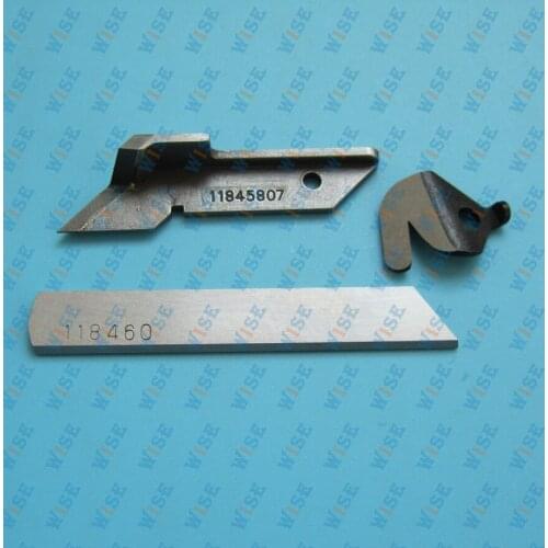 FIT FOR JUKI 2516 UPPER LOWER CHAINCUTTER 3 KNIFE SET