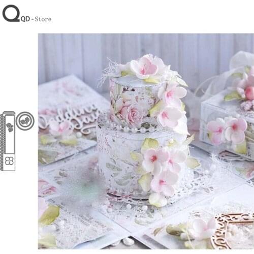 Flower Stand Metal Cutting Dies for Scrapbooking Mold Cut Stencil Handmade Tools DIY Card Make Mould Model Craft Decoration New