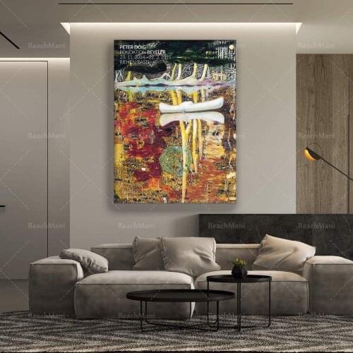 Peter Doig Poster, Peter Doig Art Print, Swamped, Digital Download, Abstract Wall Art