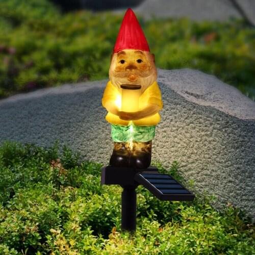 Outdoor Solar Lamp Power LED Christmas Claus Garden Light Waterproof Lawn Landscape Solar Garden Light Outdoors Solar Lamp