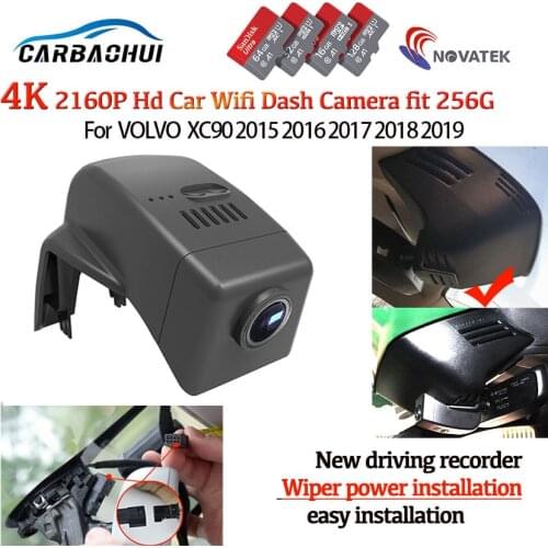 New Plug and play Car DVR Wifi Video Recorder Dash Cam Camera For VOLVO XC90 2015 2016 2017 2018 2019 night vision full hd 1600p