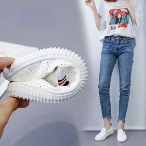 Womens Flat Shoes Fashion Womens Casual Shoes Comfortable White PU Top Shoes Couple Casual Flat Shoes Sports Shoes Women