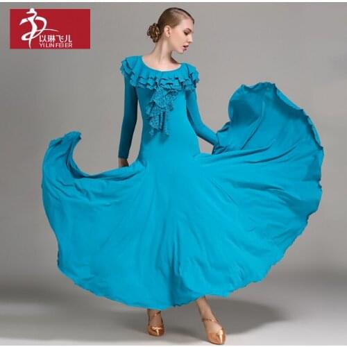 5 colors ballroom dance competition dresses dance ballroom waltz dresses standard dance dress modern dance dress foxtrot tango
