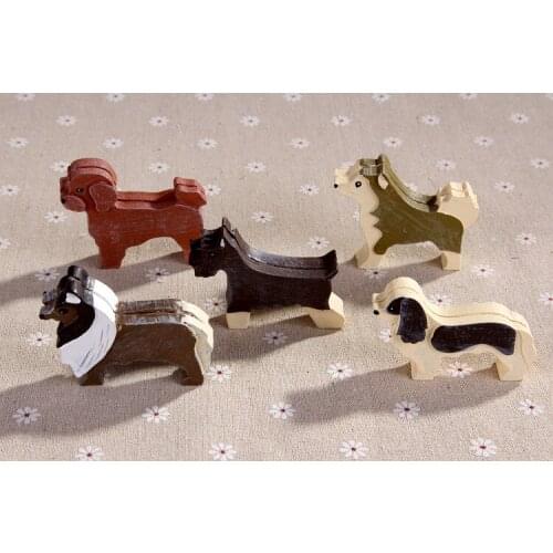 1Pcs Cute Cartoon Sit Down Dog DIY Resin Fairy Garden Craft Decoration Miniature Micro Gnome Terrarium Gift