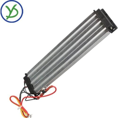 2500W 220V AC DC Industrial heater PTC ceramic air heater Electric heater Insulated 330*76mm with thermostat protector