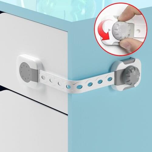 4Pcs/Lot Multi-function Child Safety Lock Baby Anti-clip Cabinet Door Toddler Kids Lock Drawer Lock Protection Security Supplies