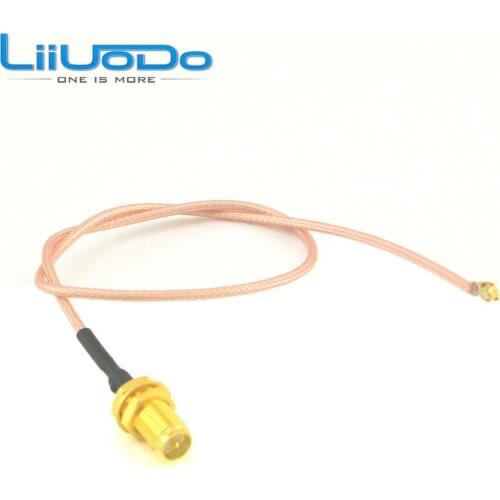 5pcs/lot rp-sma u.fl antenna cable rp sma jack male pin bulkhead to ipx terminal block conector coax coaxial cable rf