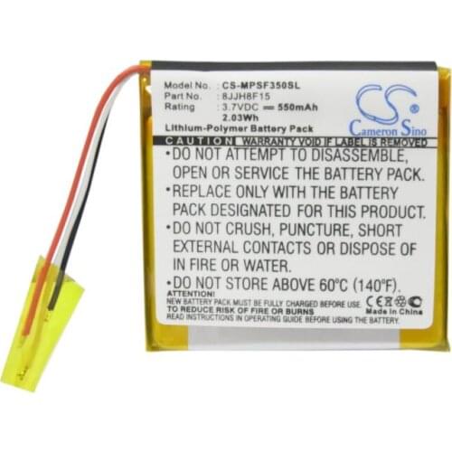 Cameron Sino 550mAh battery for SANDISK Sansa Fuze 4GB 8GB 8JJH8F15 MP3, MP4, PMP Battery