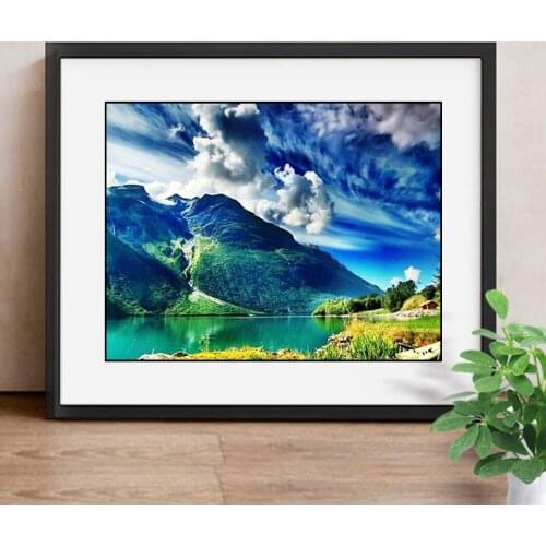 Diamond Painting Full Square Landscape Diamond Embroidery Cross Stitch Scenic Diamond Mosaic Sets Picture Of Rhinestones