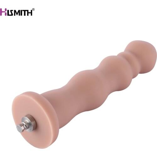 HISMITH Gourd type Silicone anus sex toy Sex Machine KlicLok System Accessories 4cm Diameter Multi-touch massager anal toys