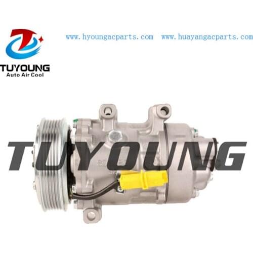 SD6V12 auto air conditioning compressor for Peugeot 307 307CC 307SW 2.0 1444 1444F 6453PE 6453PF 9647213380
