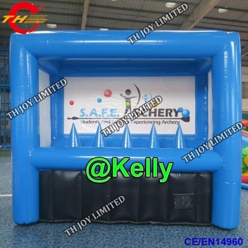 Free door shipping 3*1.5*2.5mH Inflatable Archery Shooting Game,durable inflatable Archery with Bow and Arrow, carnival games