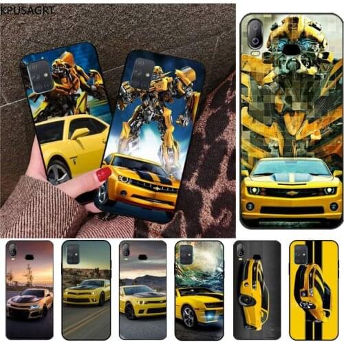 Bumblebee Convertible Sports car Phone Case Capa For Samsung Galaxy A21S A01 A11 A31 A81 A10 A20E A30 A40 A50 A70 A80 A71 A51