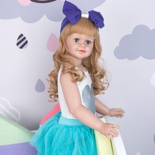 30 inch Full hard vinyl real baby doll huge bebe reborn toddler girl dress model Christmas Decoration popular gift toy dolls