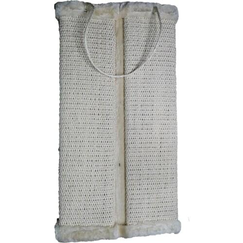 25X46cm Furniture Sisal Hemp Cat Pet Scratch Board Mat Cat Release Stress Scratching Post Toy Pet Protection Board Training Tool