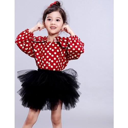 Fashion Girls Tutu Fluffy Skirt Princess Ballet Dance Tutu Mesh Skirt Kids Cake Skirt Cute Girls Clothes