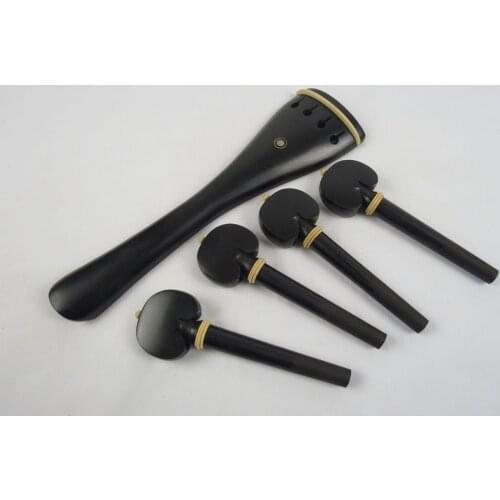 New 4/4 Cello parts, Top grade ebony wood Cello tailpiece peg nice inlay
