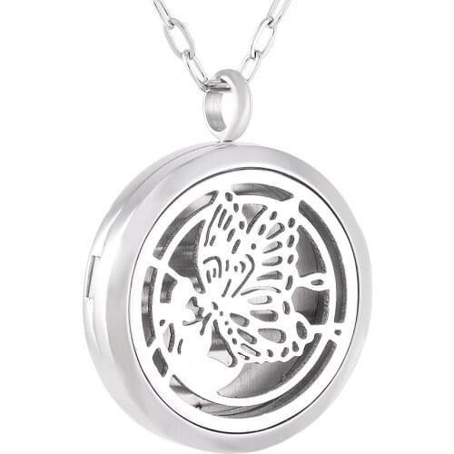Butterfly Air Freshener Pendant Memorial Aromathrapy Essential Oil Diffuser Gift for Perfume Love