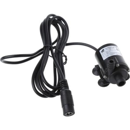 DC 12V Solar Power Hot Circulation Water Pump 200L/H Brushless Motor Aquarium Pond Submersible Pumps