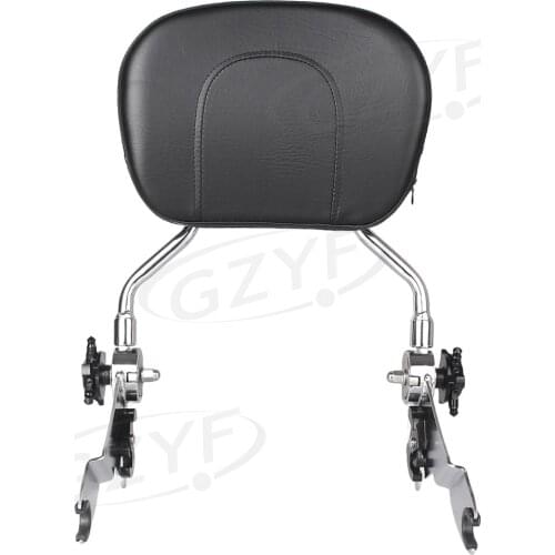 Adjustable Motorcycle Passenger Back Rest Sissy Bar Backrest For Harley Touring 2008 2009 2010 2011 2012 2013 2014 2015 2016