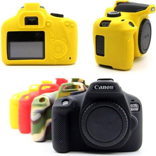Silicone Rubber Skin case Camera Cover Protector Bag For Canon EOS 3000D 4000D