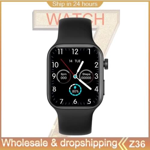 Z36 Smarwatch 1.7 Inch Call Series 7 Wireless Charging Double Button Smart Watch Men Music Playing PK N76 W37 IWO 7 IWO 13 PRO