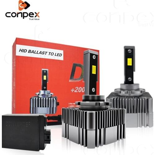 2PCS Conpex D5S D8S LED Headlight Lamp Bulbs D1S/R D2S/R D3S/R D4S/R With CANBUS Error Free 100W 10000LM Super Bright Headlamps