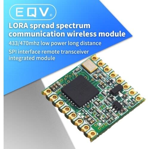 433MHz 470MHz RFM98 RFM98W | Wireless transceiver module LoRa spread spectrum communication 433M 470M SX1278 16*16mm