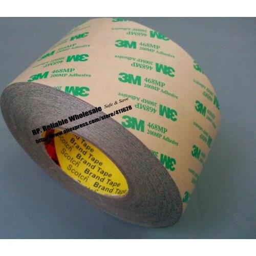 61mm~79mm) Original 3M 468MP 200MP Double Sided Adhesive Transfer Tape for Thermal Pads DIY, Laptop Housing Screen 55M Length
