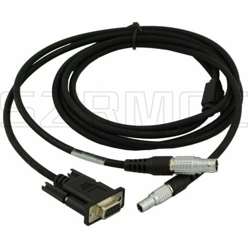 734698 GEV187 5 Pin DB9 RS232 Data Power Cable for Leica TPS1200 TS09 DNA Total Station to PC and GEB70 71 GEB171 Battery