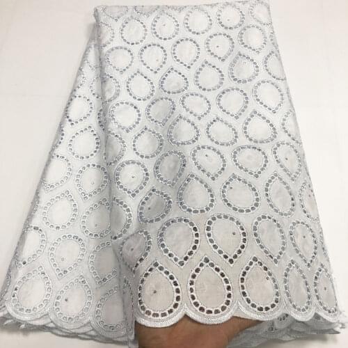 African bazin riche fabric swiss voile lace White african lace fabric bazin brode 2.5yards swiss lace fabric for dress CP007