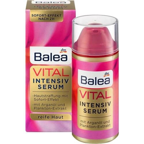 Germany Balea Intensive Serum 30ml Argan oil Vitamin E Tighten skin Anti Wrinkle Highly effective care formula Skin elasticity