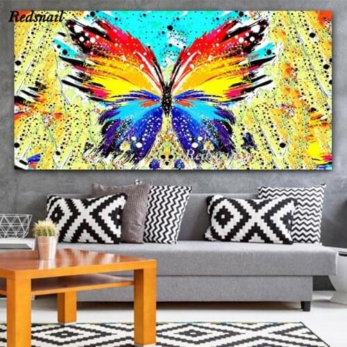 Large 5D DIY Diamond painting puzzle Full Diamant embroidery mosaic rhinestone Wall Art Big size Abstract Butterfly Animal EE987