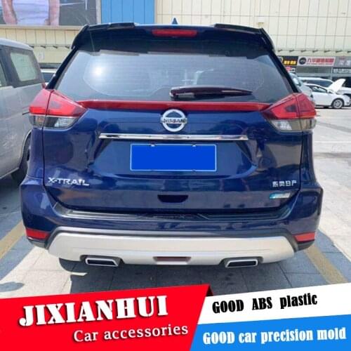 For nissan x-trail Roof Spoiler 2017-2019 ABS Material Car Rear Wing Color Rear Spoiler For Nissan X-TRAIL Spoiler