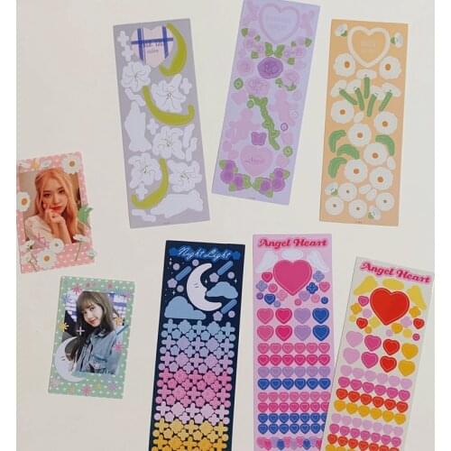 INS Cute Flower Cartoon Sticker DIY scrapbooking journal collage phone computer diary happy plan decoration sticker
