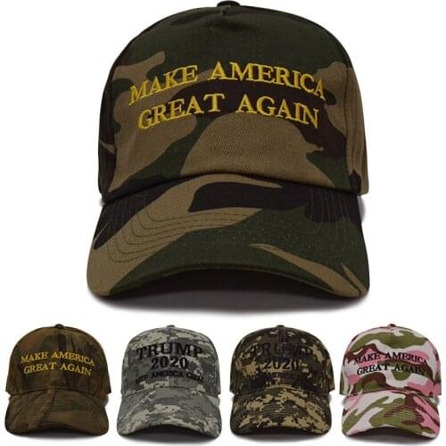 Make America Great Again Camouflag Hat Donald Trump 2020 Cap GOP Republican Adjust Mesh Baseball Cap Patriots Hat