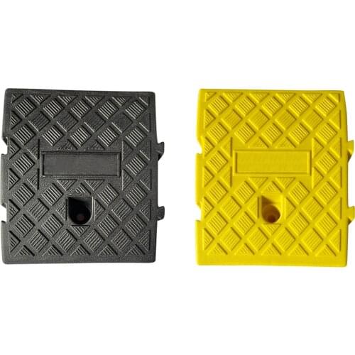 Heavy Duty Plastic Threshold Ramp Kit Portable Lightweight Curb Ramps Threshold Ramp Mat Pad Car Trailer Truck Bike Motorcycle